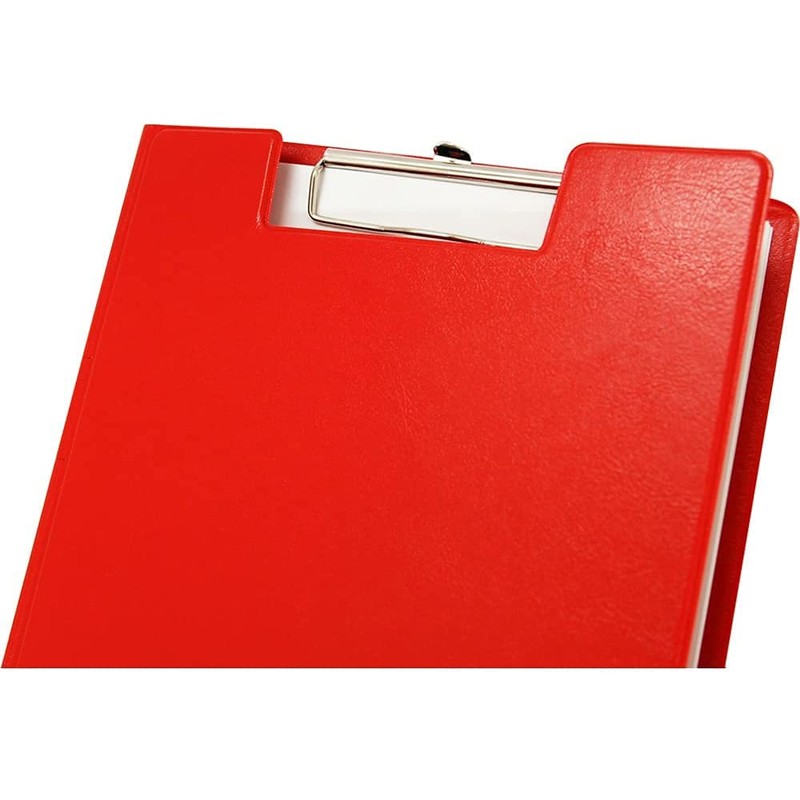 Esselte A4 Clipfolder with Cover, Rigid Plastic, Blue
