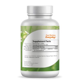 Zahler Vitamin D3 CHEWABLE 2000IU, an All-Natural Supplement Targeting Vitamin D Deficiencies, Certified Kosher, 120 Great Tasting Orange Flavored Tablets