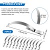70 pcs Window Screen Tension Spring Corner Clips, Corner Mount