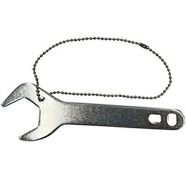 ResOne Small Metal Oxygen Regulator Wrench, Fits 1-1/8" CGA-540 Nuts - Oxygen Tank Key, O2 Valve Opener, Medical Oxygen Cylinder Wrench - 6 Inches