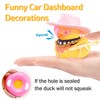 wonuu Car Rubber Duck Party Decoration, Sparkly Glitter Space cowboy