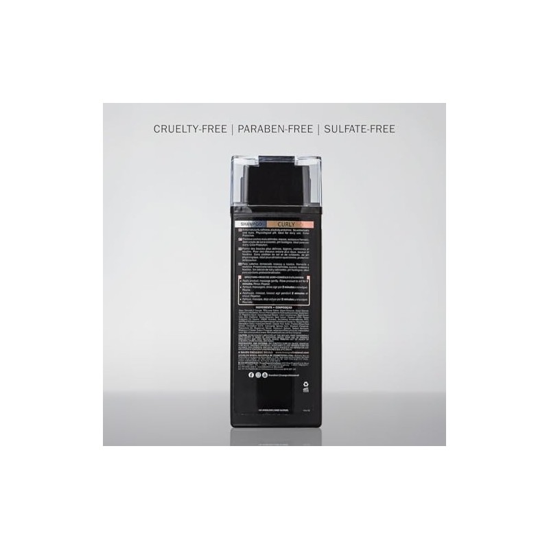 Shampoo Cabello Rizado, Ondulado, ChinoTRUSS Shampoo Curly 300ml