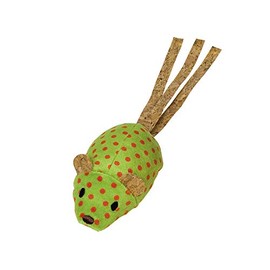 Nobby Plush Mouse with Catnip Green 20 cm