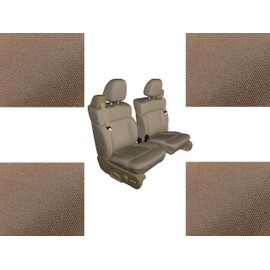 Durafit Seat Covers C991-X4 Exact Fit for 1999-2002 Chevy Silverado, Suburban, Tahoe, GMC Sierra,Yukon Front Buckets Seats Made in Water-Resistant Taupe Twill