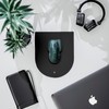 LUNAR ARTEFACTS Ambidextrous Rechargeable Bluetooth Wireless Computer Mouse Green Translucent