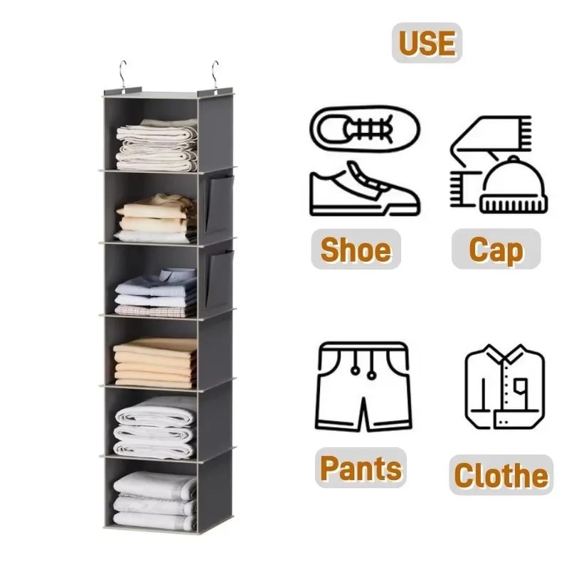 hanging closet organizer