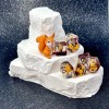 Sage's Baby Squirrel Familiar Resin Polyhedral Dice Set & Figurine