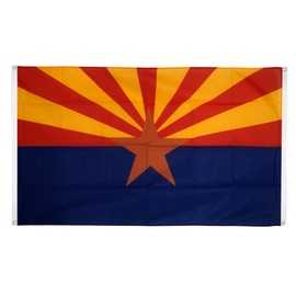 Flaggenfritze® Balcony Flag USA Arizona