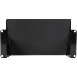 Vent Systems 6" x 3" Inch Vent Cover - Galvanized Steel Dryer Vent Cover/Deflector - Black Exhaust Vent Guard for Indoor/Outdoor/Wall/RVs/Trailer - Air Vent Hood - Ventilation System Protection