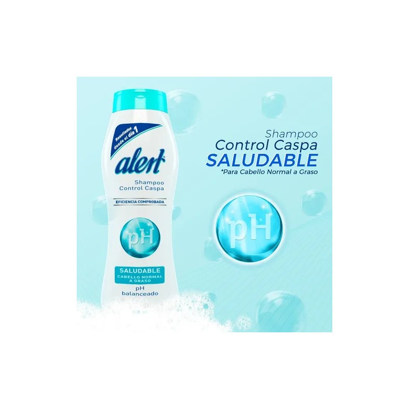 Alert Shampoo Saludable Control Caspa 700 Ml