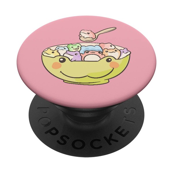 Baby Frogs Frog Cereal - Cute Kawaii Anime Aesthetic PopSockets