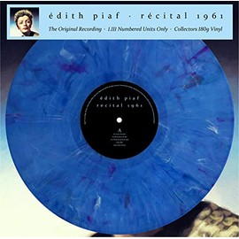 Édith Piaf - Récital 1961 (The Original Recording) - Limitiert und 1111 Stück nummeriert - 180gr. marbled [ Limited Edition / colored Vinyl / 180g Vinyl] [Vinyl LP]