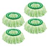4 Pack Mop Head Replacement for Libman Tornado Spin Mop,Microfiber