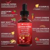 Unbranded Cayenne Pepper Supplement Liquid Drops + Hawthorn Berry -