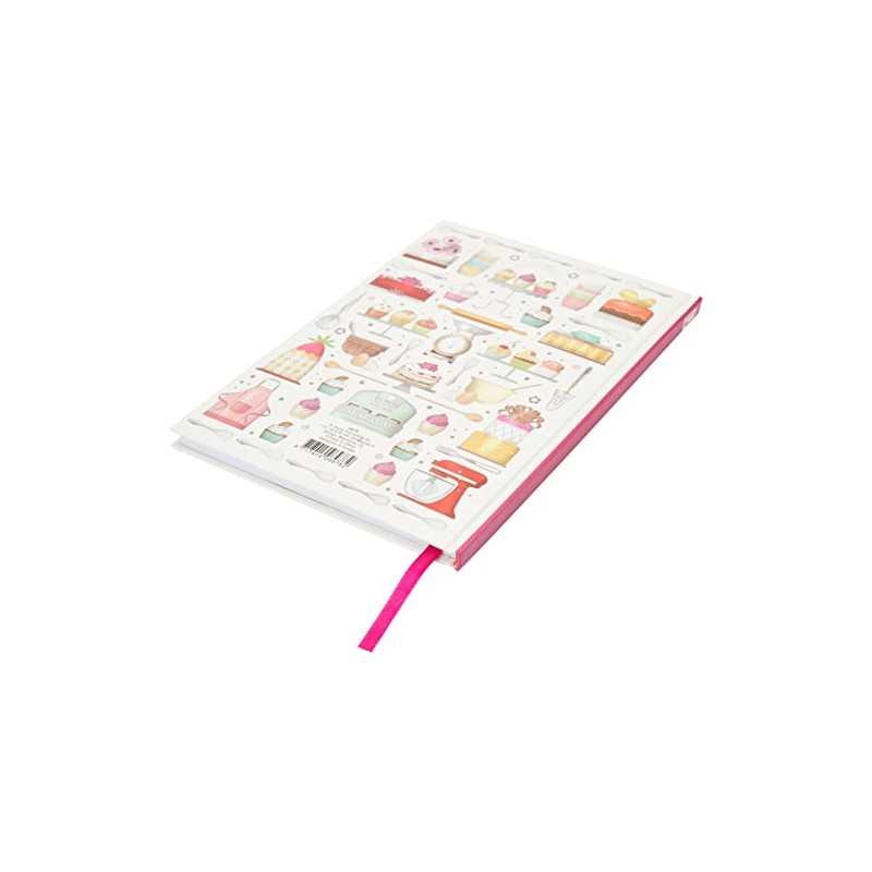 A5 Casebound Notebook - Baking Design - 120 Pages -