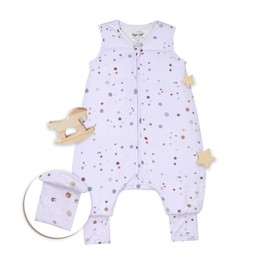 Nyte Nyte Baby - 1.0TOG Confetti, 12 to 18 Months, Sleeveless Sleep Sack, Soft Baby & Toddler Sleeping Sack, Breathable Sleep Sack with Adjustable Feet Cuffs & Anti-Slip Grip
