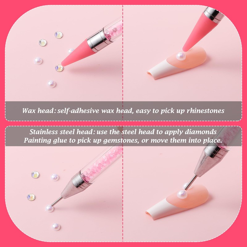 Dotting Tools for Stones Wax Pen, Nail Point Pen, Rhinestone