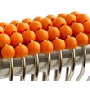 Shower Curtain Hooks Rings Stainless Steel Shower Hooks Orange Acrylic