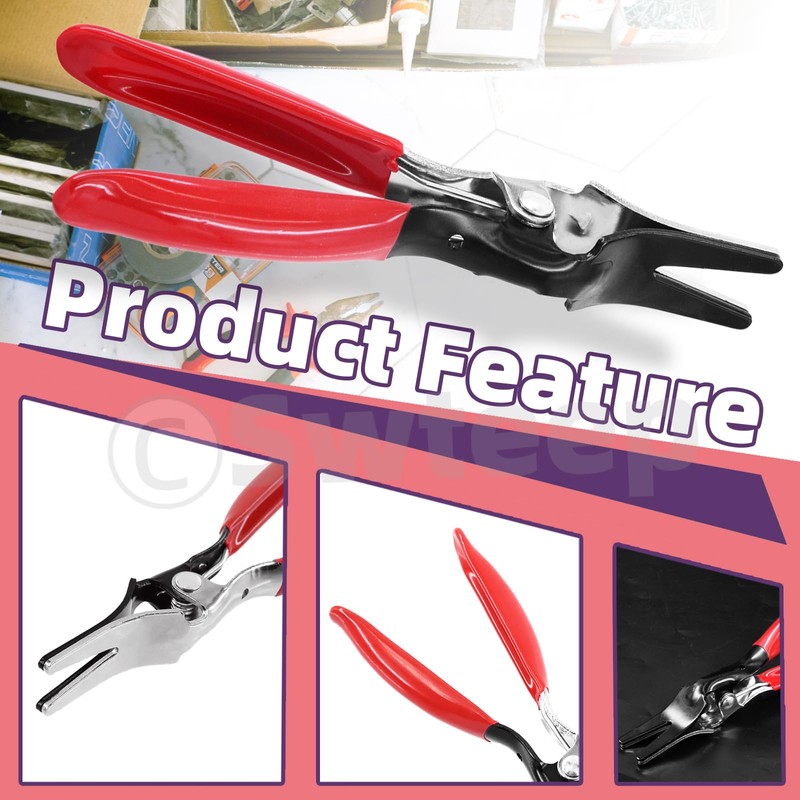 Swpeet 1Pcs Automobile Hose Remover Pliers, Auto Fuel and Vacuum