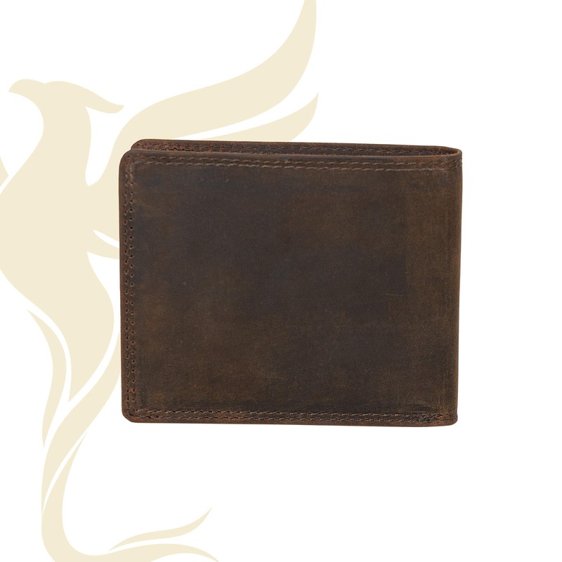 Hörner Fortuna Adult Premium Leather Wallet Brown Compact 1 Compartment