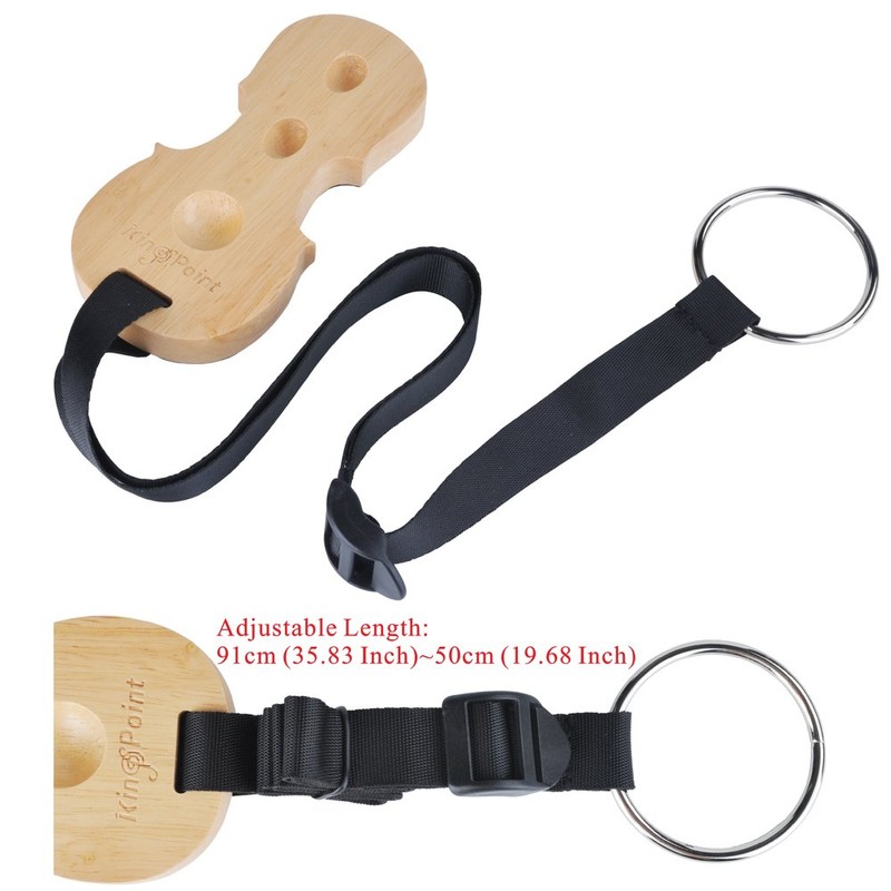 KingPoint Solid Wood Cello Endpin Rest Non-slip Stopper Anchor Protector