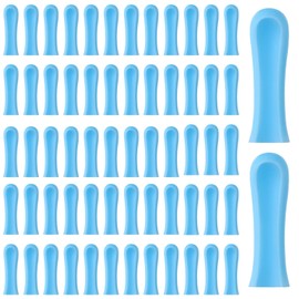 cobee 60 Pcs Ear Wax Removal Replacement Tips for Ear Camera, Ear Spoon Tips Silicone Ear Spoon Replacement Tips Ear Cleaner Replacement for Adults Ear Wax Removal Endoscope(60)