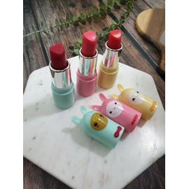 <Hopping Hopping> Rabbit Color Lip Balm - 1 Yellow Rabbit / <깡총깡총> 토끼 칼라 립밤 - 노랑 토끼 1개