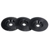 3PCS Set Wood Grinding Wheel Black Color 100mm Diameter 16mm