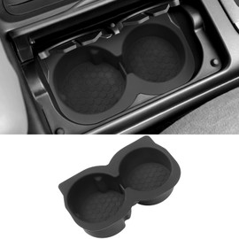 Silicone Non-Slip Center Console Cup Holder Inserts for Toyota Camry 2002 2003 2004 2005 2006 Car Drink Bottle Holder Interior Accessories Waterproof Replaces