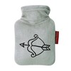 Huuraa Taschenwärmer Amors Pfeil Bogen Geschenk 0,2 Liter Grey Mini