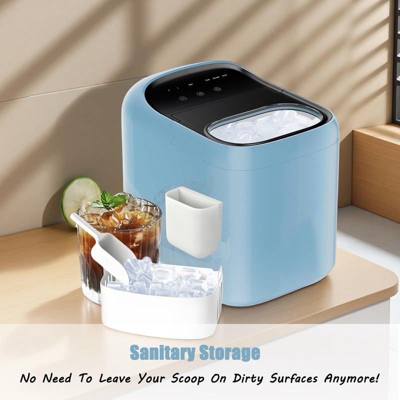 Ice Scoop Holder for Countertop Ice Makers, Freezers & Ice