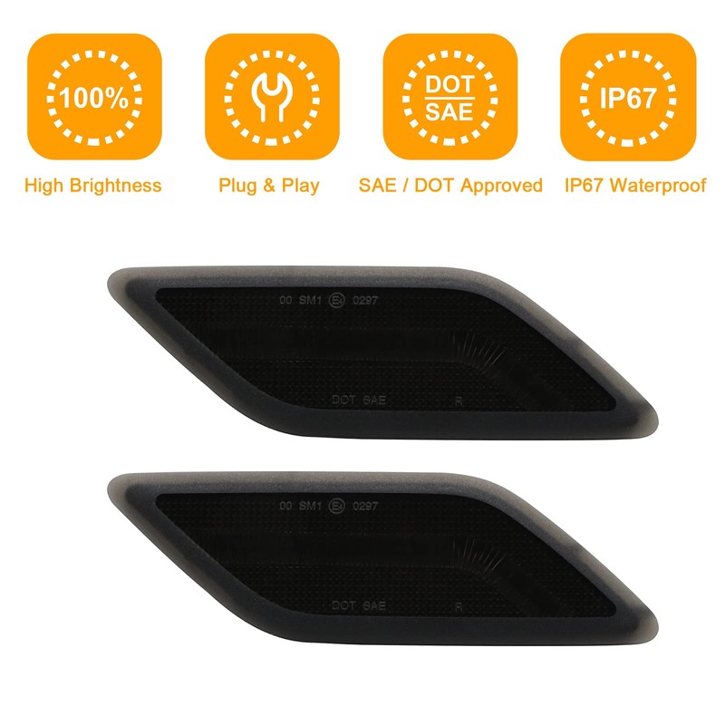 Aexploer Side Marker Signal Lights Kits LED Compatible with E