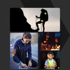 Reflector Pendant, 20PCS Safety Reflector Pendant Safety Pendant Reflective Keyring