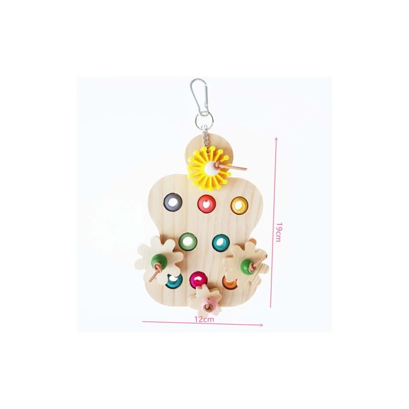 Wooden Educational Parrot Bird Toy.