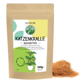 Cats Claw Tea by Alpi Nature, Cat's Claw Cut, Dried Cat's Claw Bark for Preparation of Herbal Tea and Cats Claw Tea, Loose Tea Uncaria tomentosa (100G)