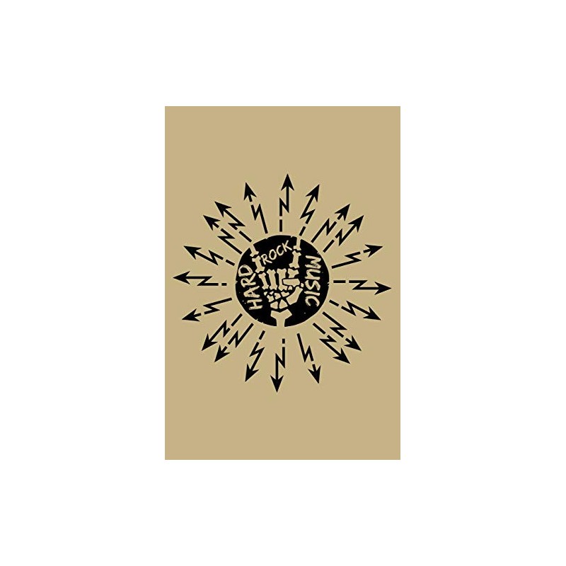 Hard Rock Music: Blank Lined Journal to Write In -