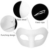 30Pcs Paper Mache Masks, White Paper Masks Craft Mask Half