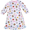 Komar Kids Cocomelon Animal Faces Toddler Girls Nightgown Large, Multi-color,