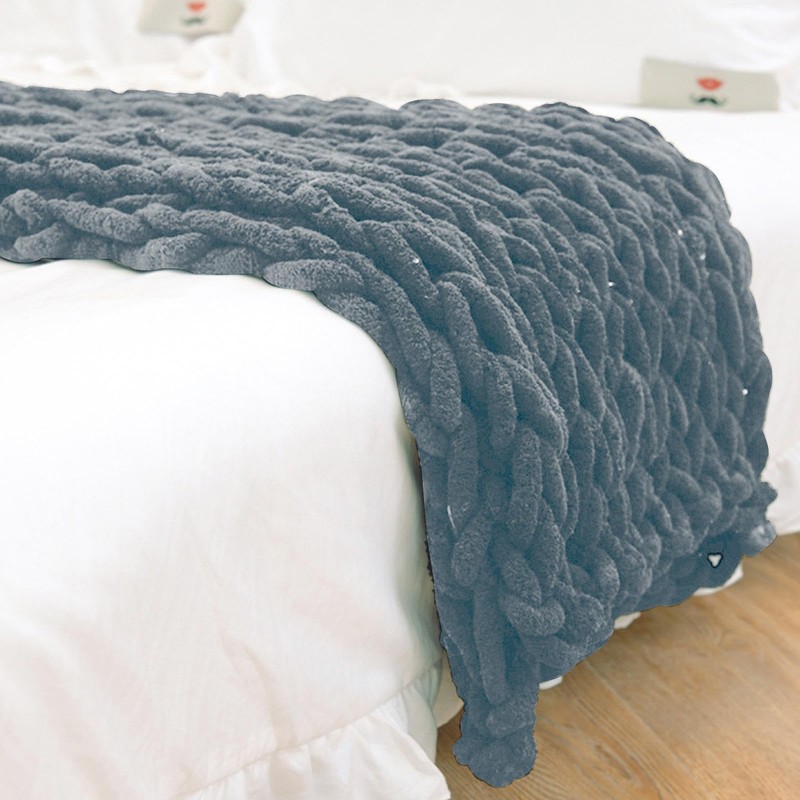 Chenille Wool Yarn Chunky Braid Cotton Yarn Supre Large for