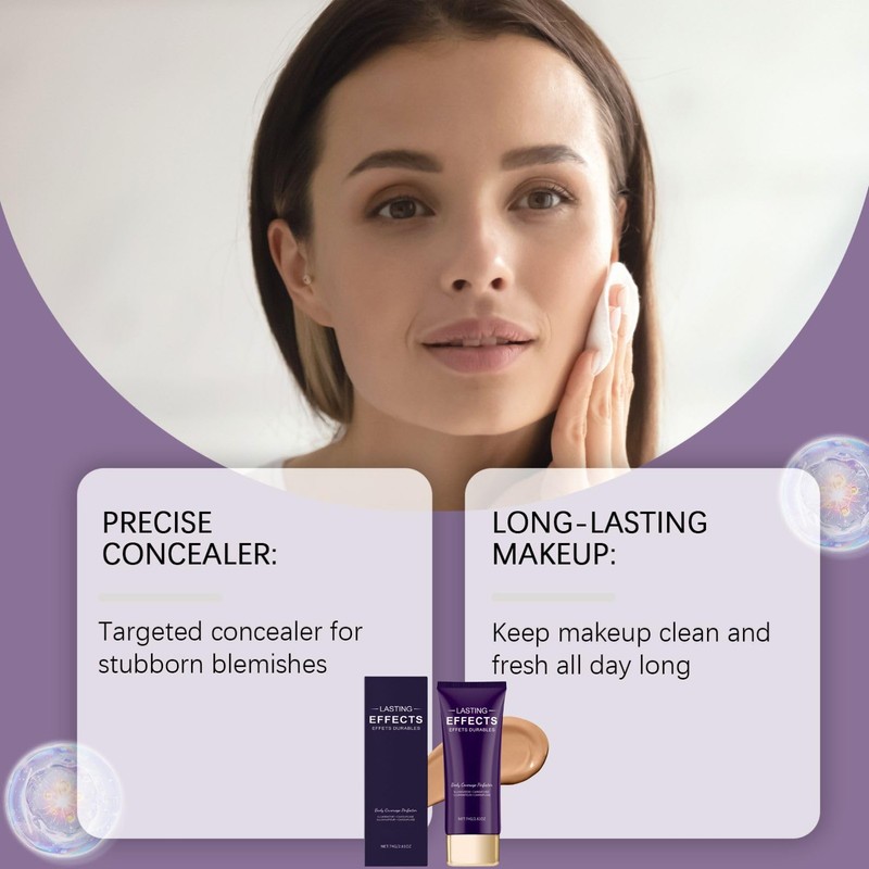 Body Coverage Perfector,Waterproof Sweat-Proof Full Coverage for Face Body,Transfer-Resistant and