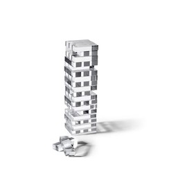 Philippi - YAP Skill Game - Stacking Tower Made of Acrylic with 54 Stones