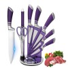 Unbranded 9 Piece Stainless Steel Kitchen Knife Block Set Chef