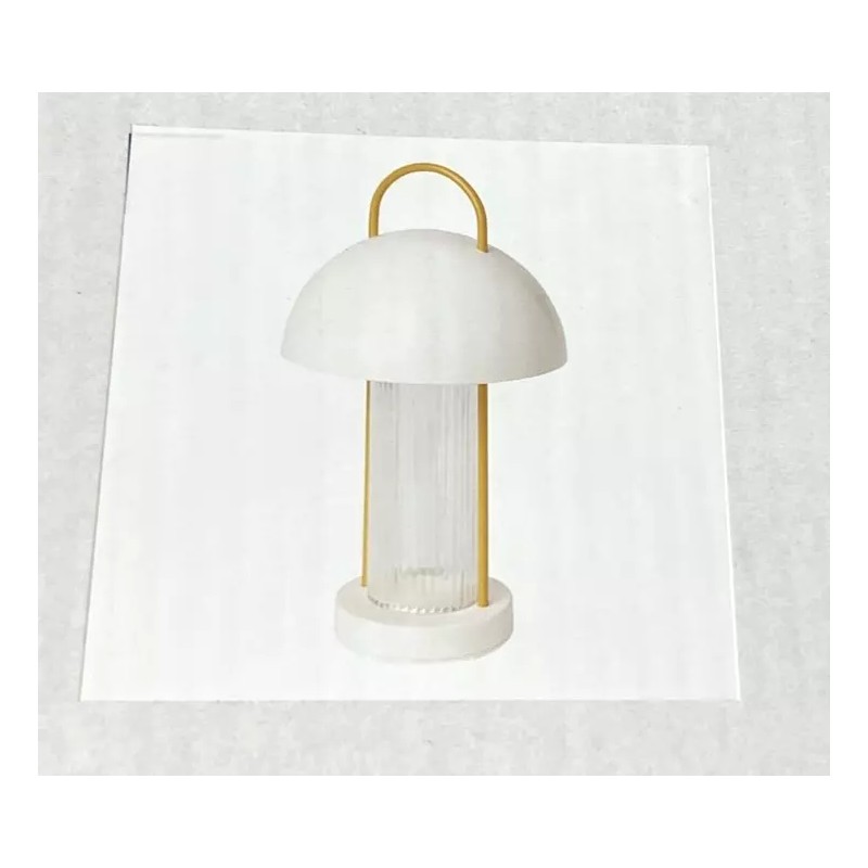 IKEA New IKEA Sommarlanke LED Decorative Table Lamp, Yellow/ Glass,