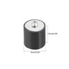 sourcing map 15 x 15mm M4 Thread Female Rubber Mounts,Vibration