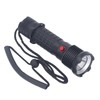 Diving Flashlight LED White Light Underwater Dive Torch IPX8 Waterproof
