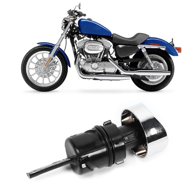 Motorcycle Chrome Oil Dipstick Tank Cap Plug Replacement Fit for