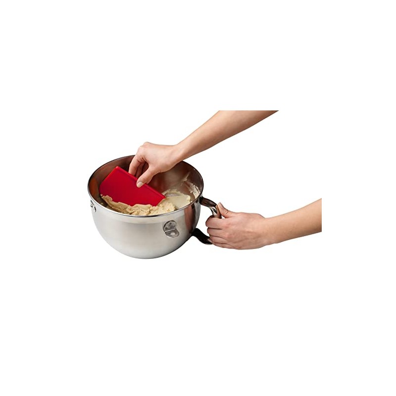 Chef'n Pastry juego de 3 espátulas para masa, Rojo, Paquete