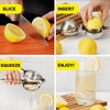 SHIKORI Lemon Squeezer, Large Heavy Duty Handhelp Juicer for Lemon,