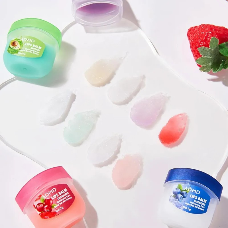 Set 8 Bálsamos Labiales Hidratantes En Tarro