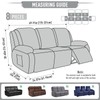TAOCOCO Recliner Sofa Covers 8-Pieces Stretch Large Couch Covers for